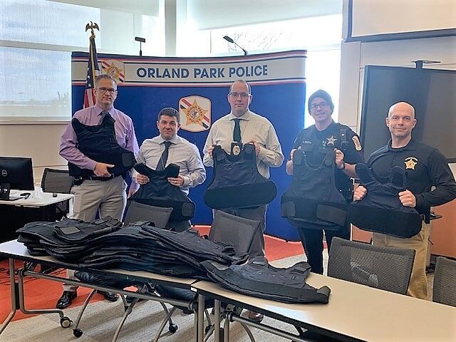 Orland police donate vests to protect civilians fighting in Ukraine