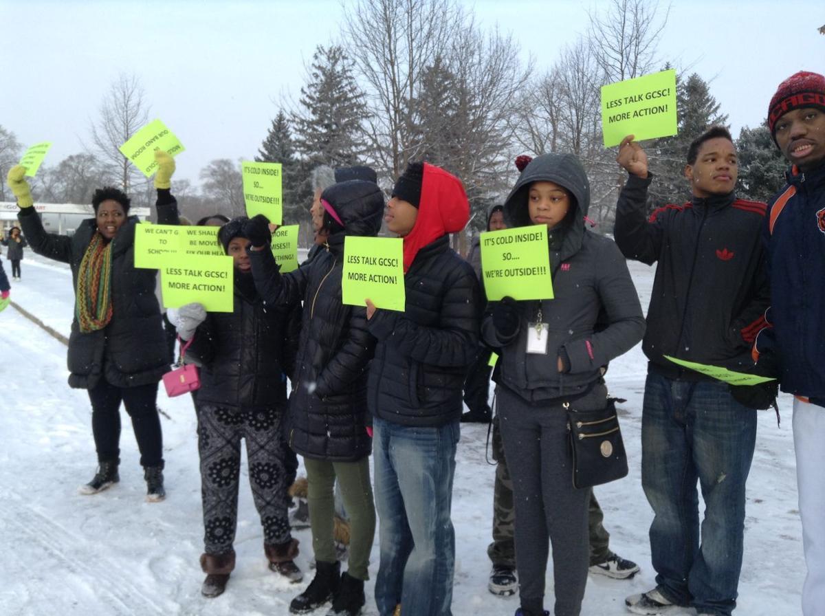 Eddie Melton comments on Gary Roosevelt student protest