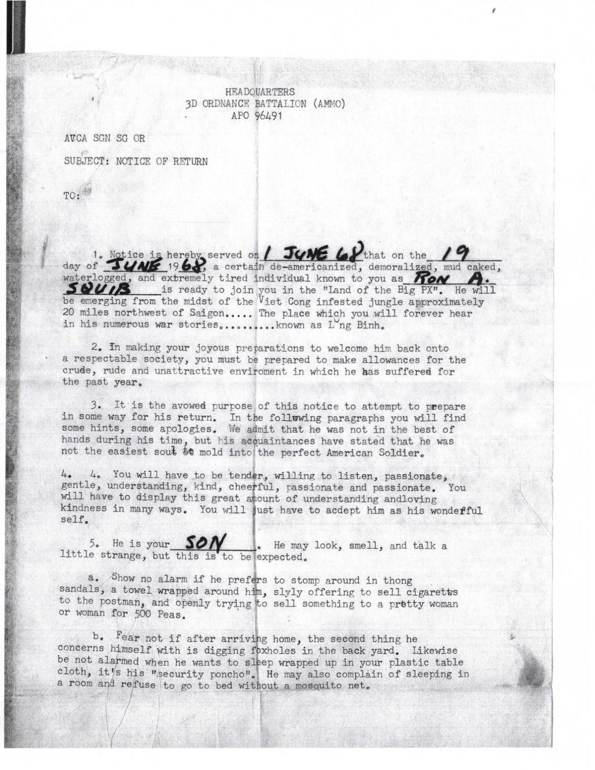 Letter From Vietnam Nwitimes Com