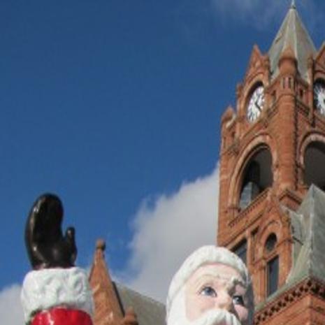Laporte Courthouse 2022 Christmas Historic Santa Statue Back On Laporte County Courthouse Lawn | Laporte News  | Nwitimes.com