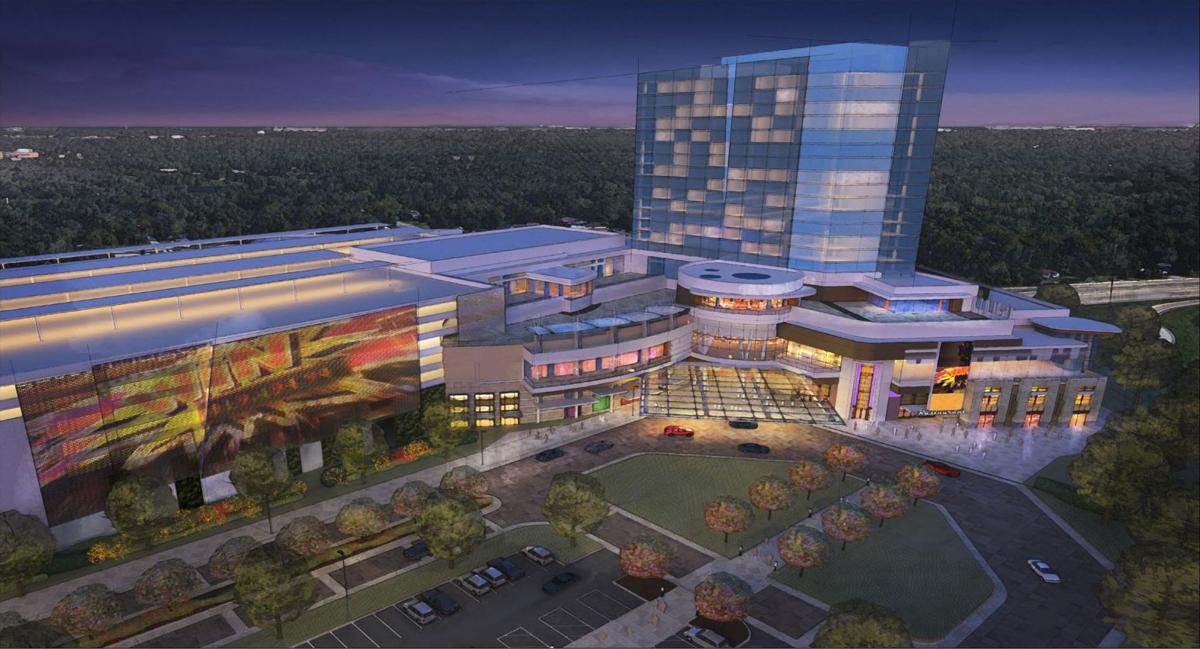 Land-based Gary casino rendering