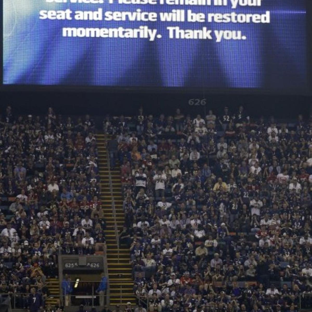 Power Outage Stops Super Bowl For 34 Minutes Super Bowl Nwitimes Com