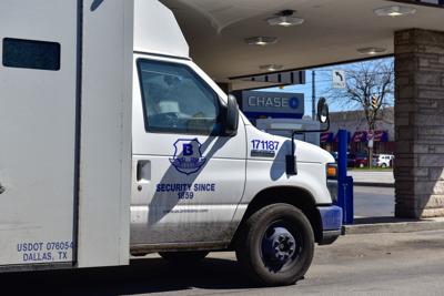 Brinks Truck Robbed at Gun Point at Chase Bank