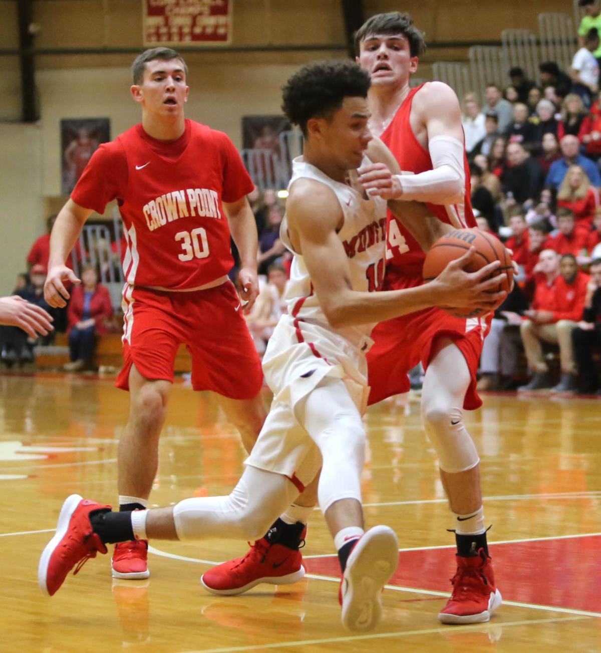 Boys Basketball Led By Snodgrass Crown Point Edges Munster In Ot