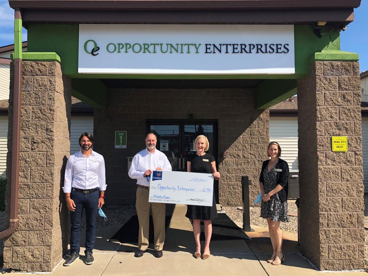 Centier donates to help Opportunity Enterprises' job training