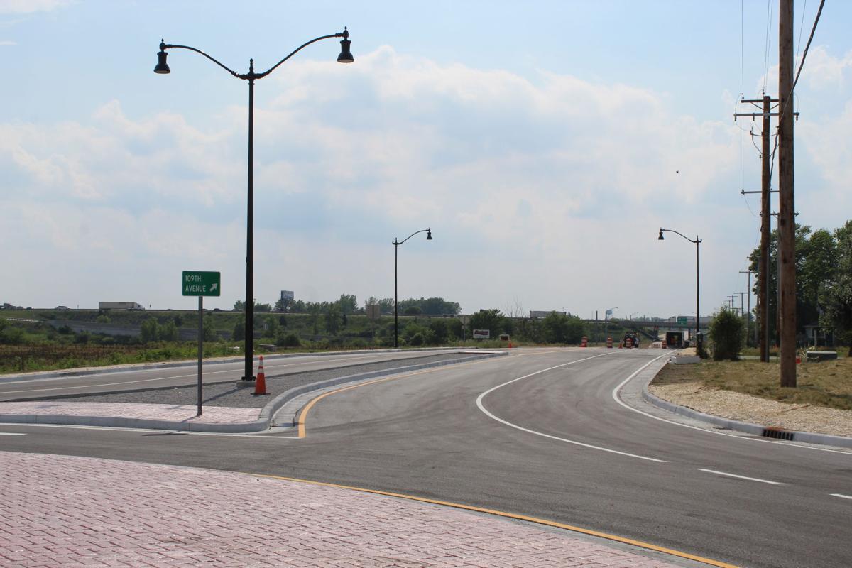 Work on roundabout along 109th nears completion; project remains on schedule, officials say