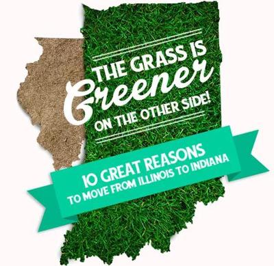 Grass is Greener campaign looks to lure Illinois residents to Indiana