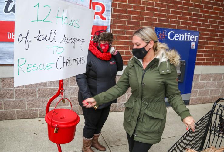 Amanda Keene rings Salvation Army bell for 12 hours