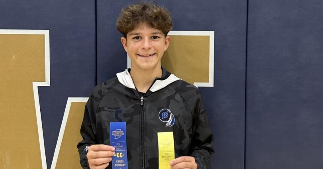 BOYS CROSS COUNTRY Lake Central's Lucca Neves makes school history by winning boys cross country regional
