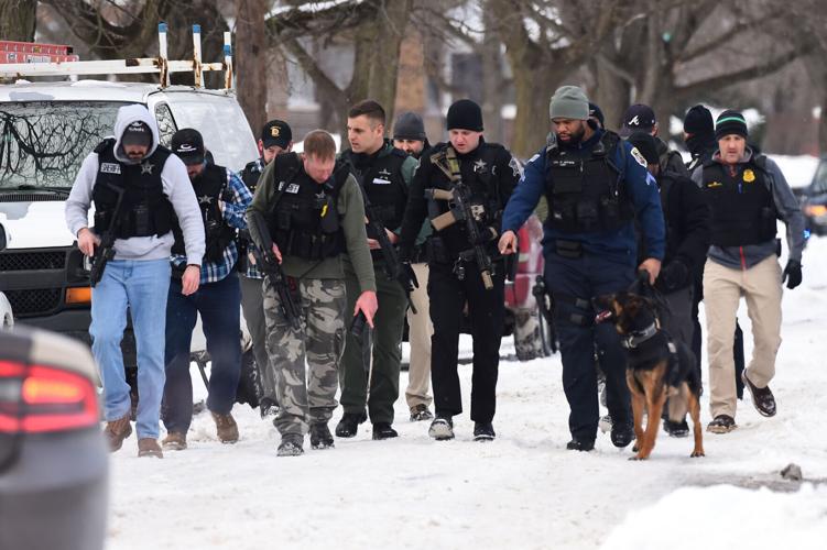 Police search for suspect following shooting of Gary Detective Sgt. William Fazekas