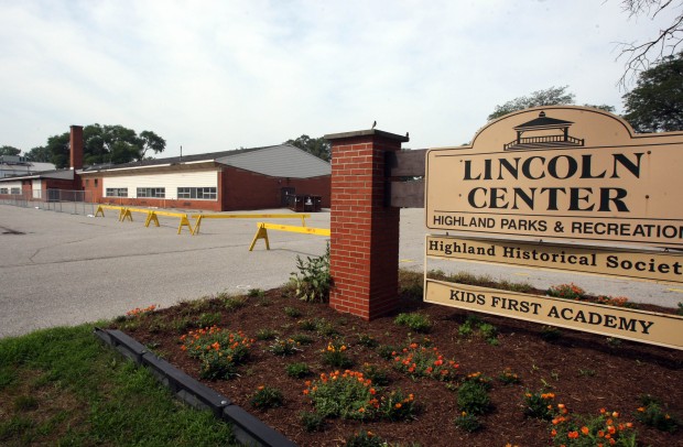 Old Lincoln Center tumbling down in Highland