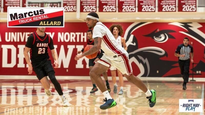 Snyder’s double-double, second-half surge lift RedHawks past Andrews, 91-71