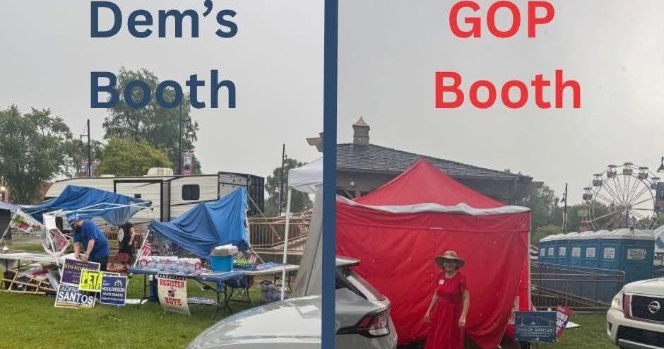 Her GOP tent survived the storm. Her Facebook post didn't. | Davich