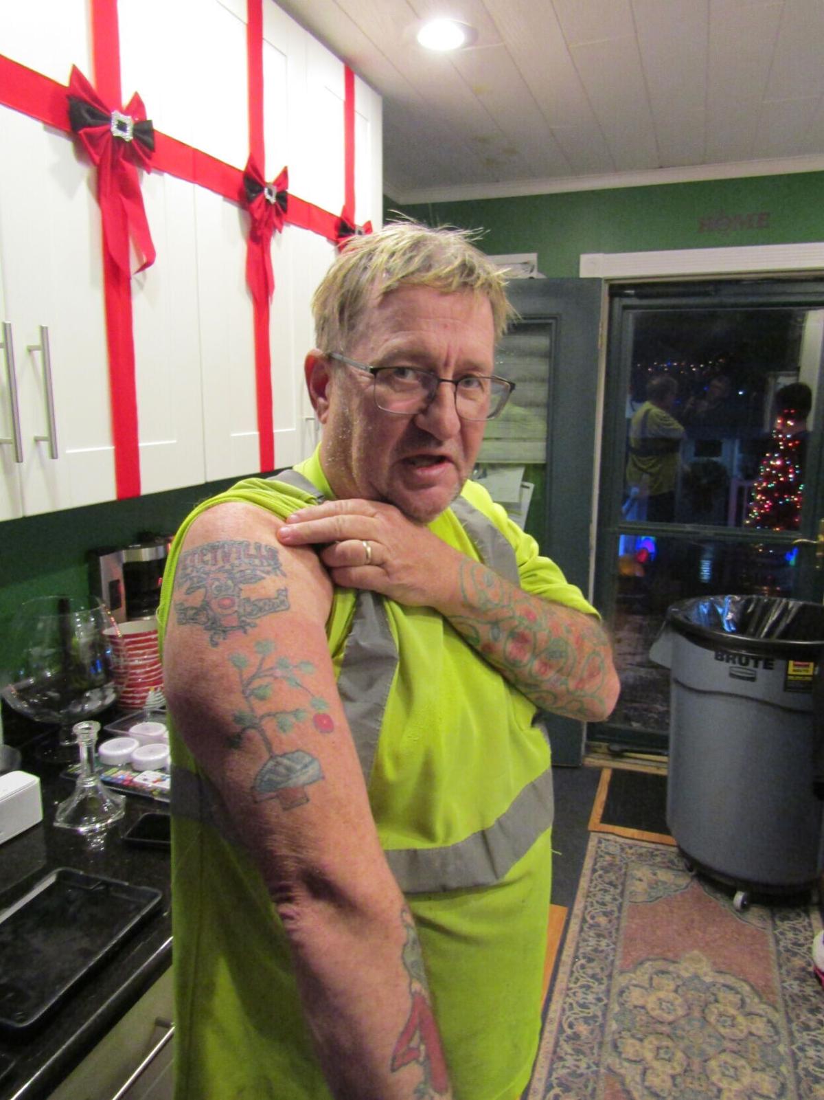 Peteyville founder's love of Christmas extends to arm tattoos: 'I'm going  to take it to the grave