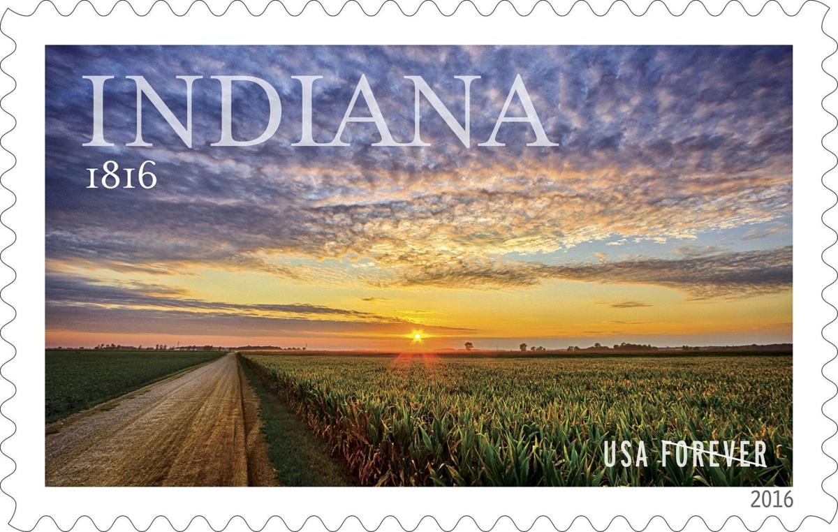 Indiana stamp