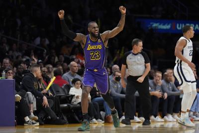 Grizzlies Lakers Basketball