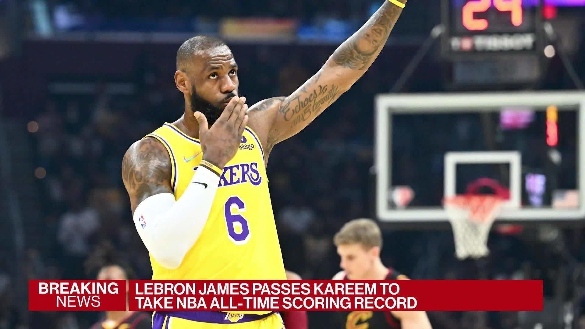 LeBron James becomes NBA's all-time scorer