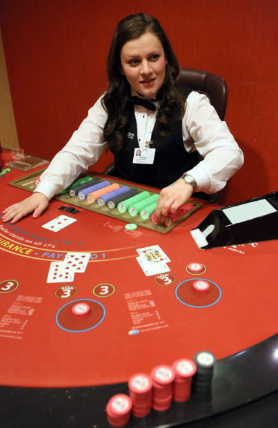 Woman Blackjack Dealer