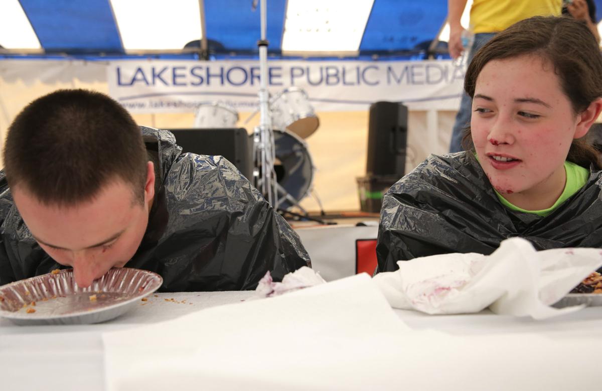 Lake County Fair pie eating contest