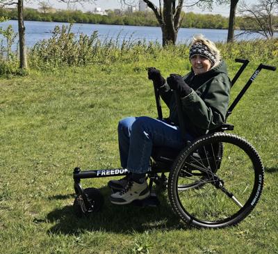 All-terrain chair lets visitors with disabilities explore Will County Forest Preserves' Four Rivers center