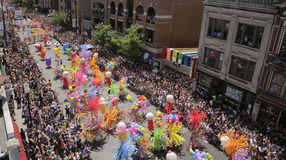 Gay pride parade events