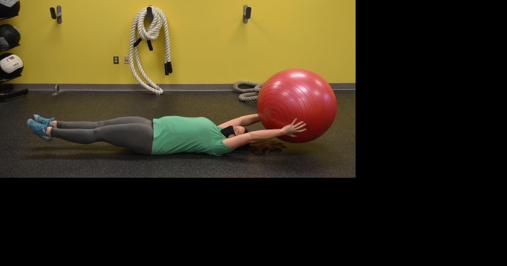 THIS WEEK'S EXERCISE Stability ball jack knife