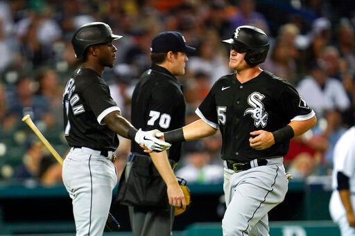 Vaughn, Lynn lead White Sox past Tigers 8-2 for 5th straight