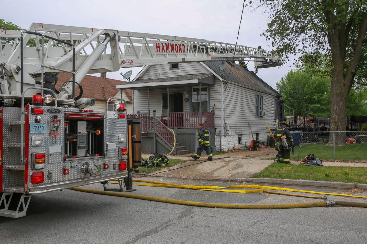 Four people displaced after fire damages Hammond home Lake County