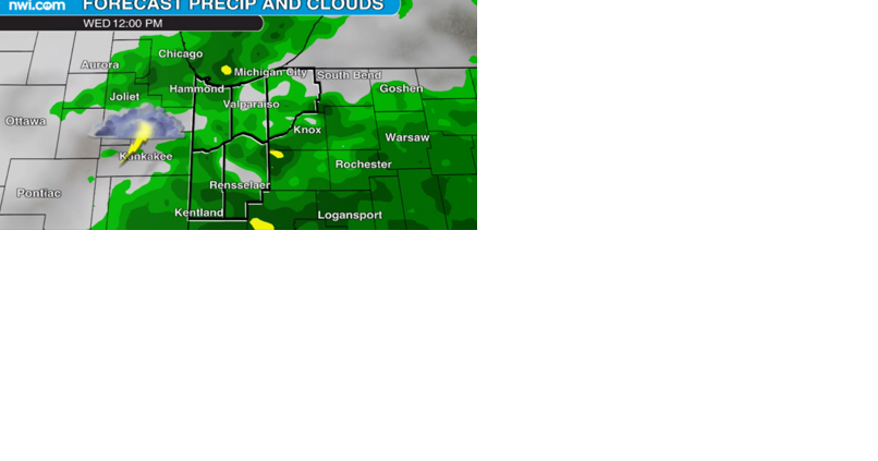 Watch now: Small rain chance Tuesday, but showers and storms likely for Wednesday in Northwest Indiana - Vimarsana News