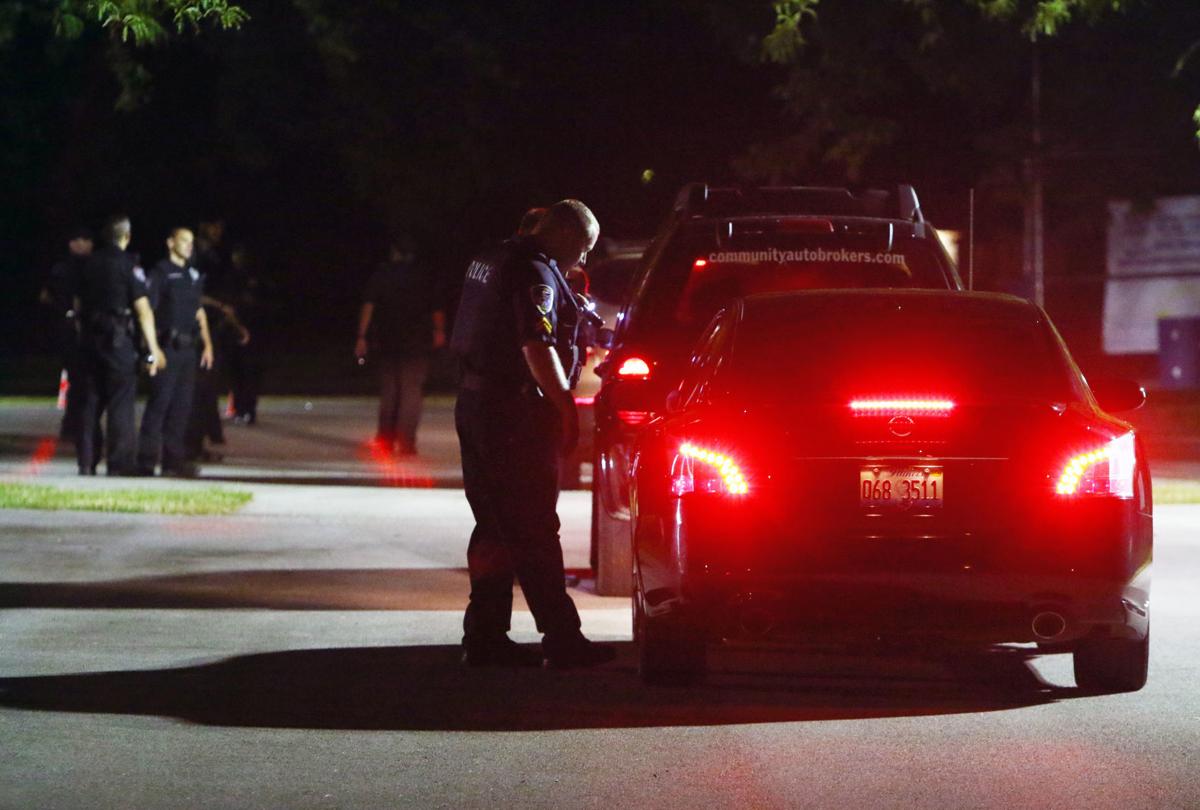 Sobriety Checkpoint Stock