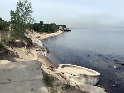 Ogden Dunes Seeks Short Term Long Fi For Sline Erosion Beach Access To Portage Lakefront Closed Due Continued Eroision
