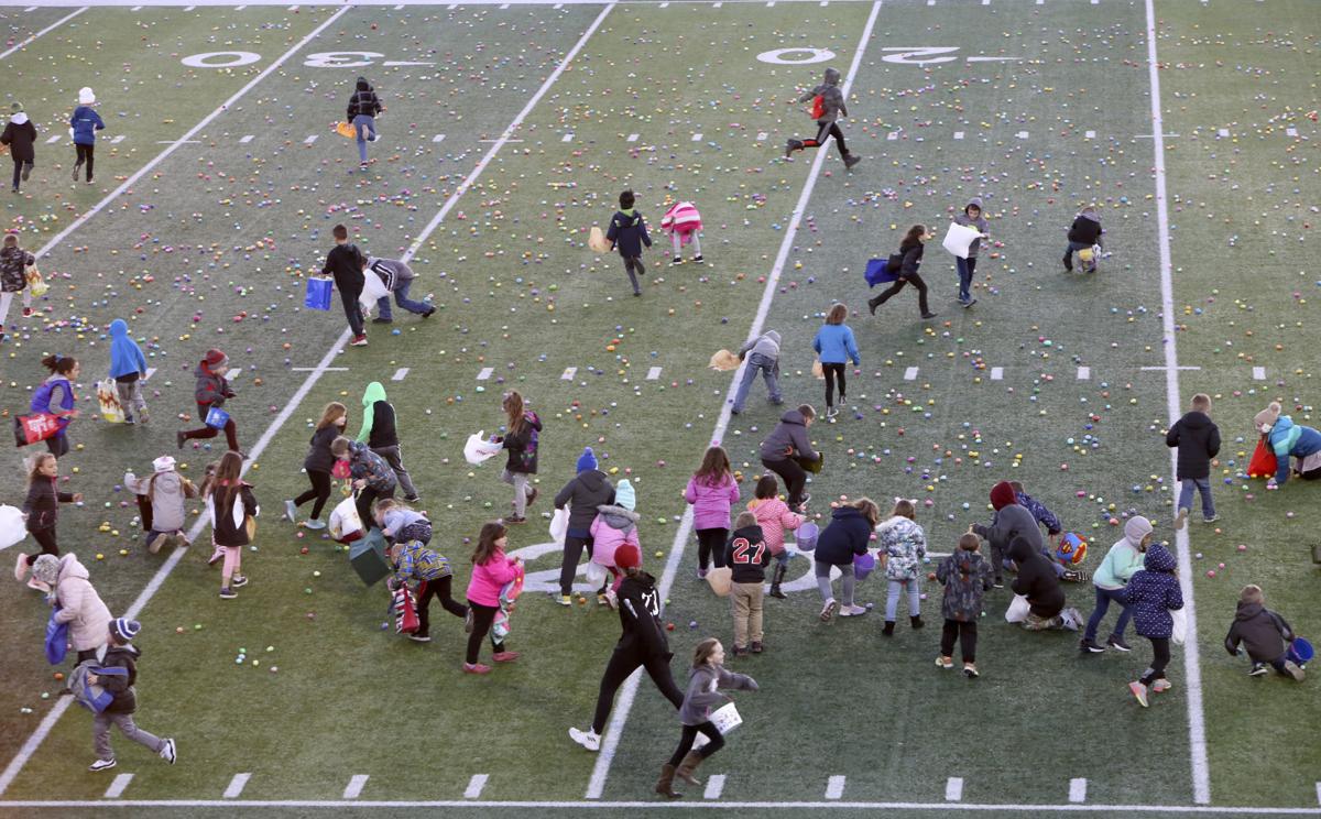 portage softball easter egg hunt