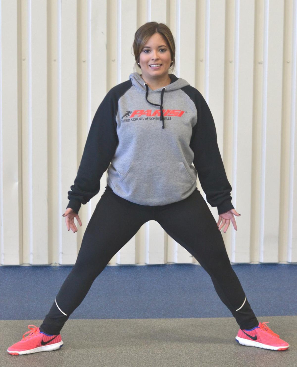 THIS WEEK'S EXERCISE Plié squat with calf raise Fitness