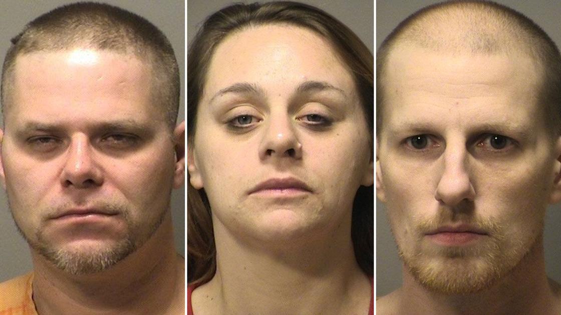 Porter police arrest three on drug dealing, stolen handgun charges