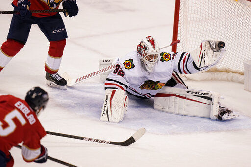 Barkov's short-handed goal leads Panthers over Blackhawks