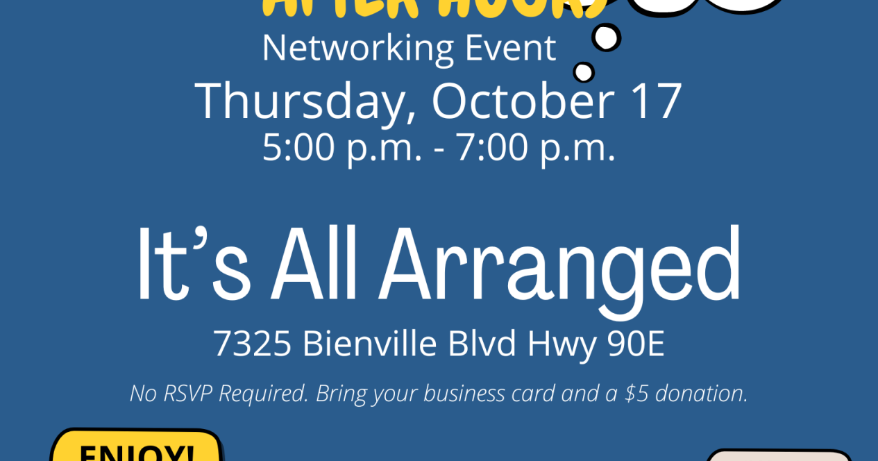 It s All Arranged Business After Hours Set For Connecting Networking It s All Arranged Business After Hours Set For Connecting Networking