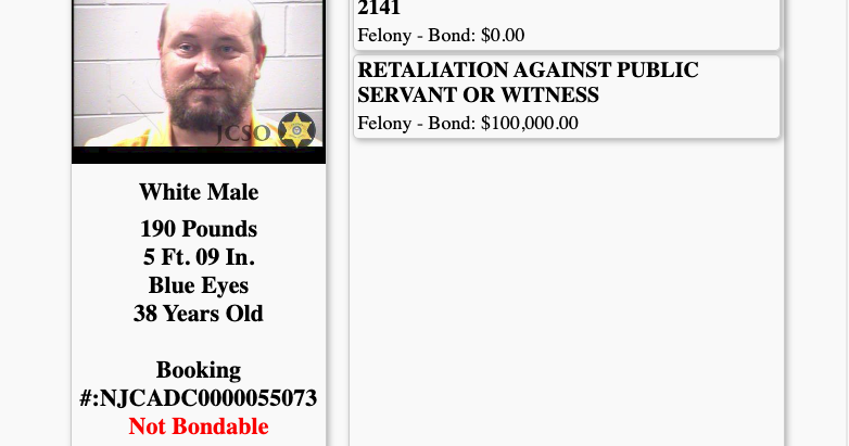 Man Behind Bars for Making quot Terrorist Threats quot Against Local County