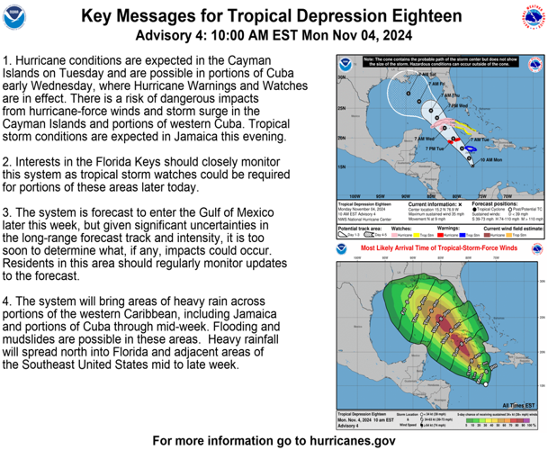 HURRICANE UPDATE: That Thing Out There is Tropical Cyclone 18 and it's ...