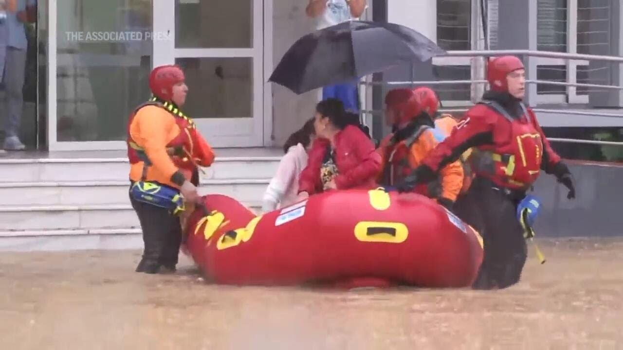 new york flood videos