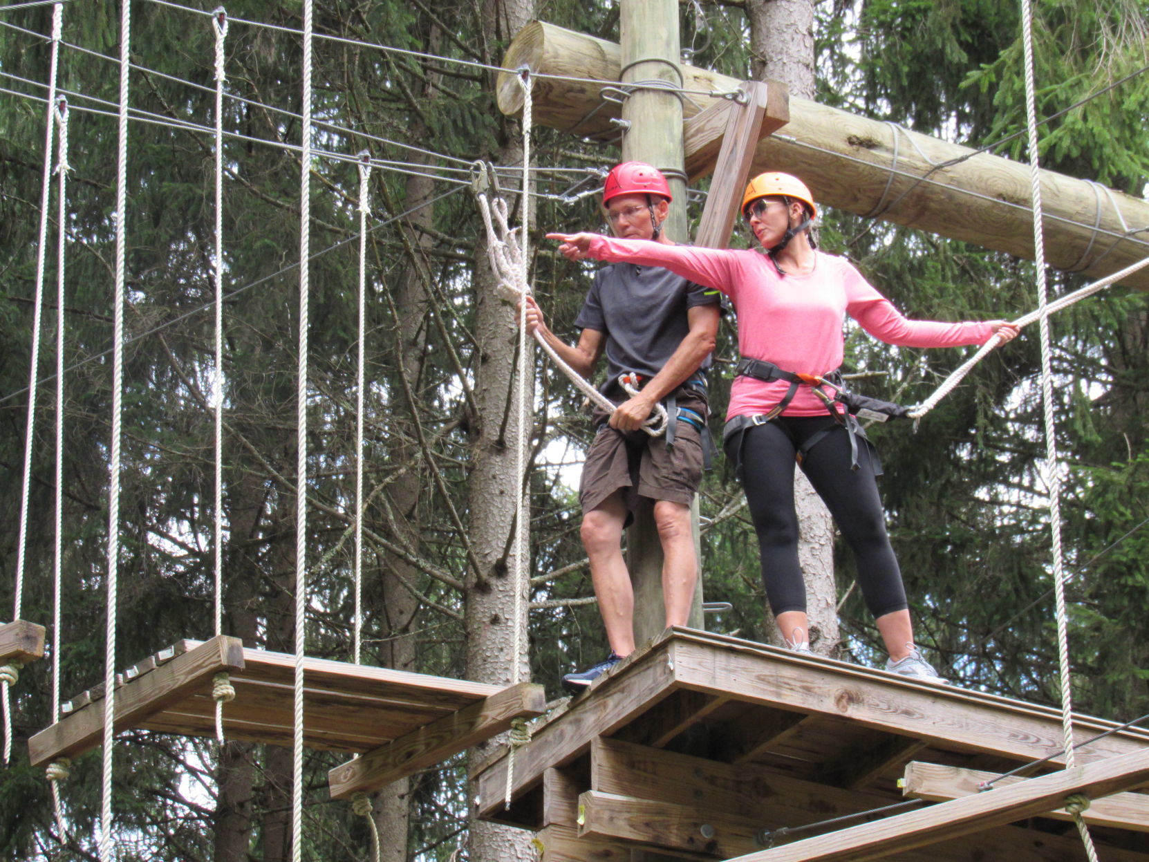 the ropes course