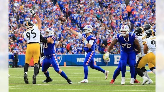 Allen picks apart Steelers secondary in Bills' 38-3 win