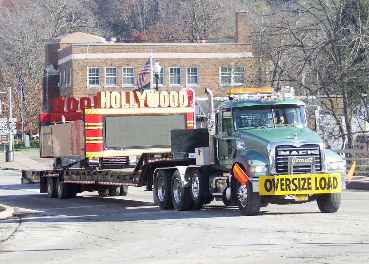 Restored Hollywood Theater marquee returns to Gowanda