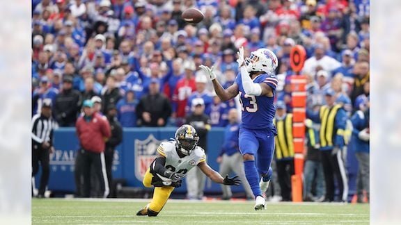 Stefon Diggs makes a TD catch over Steelers Cameron Sutton - 2022 Buffalo  Bills - Bills Fans