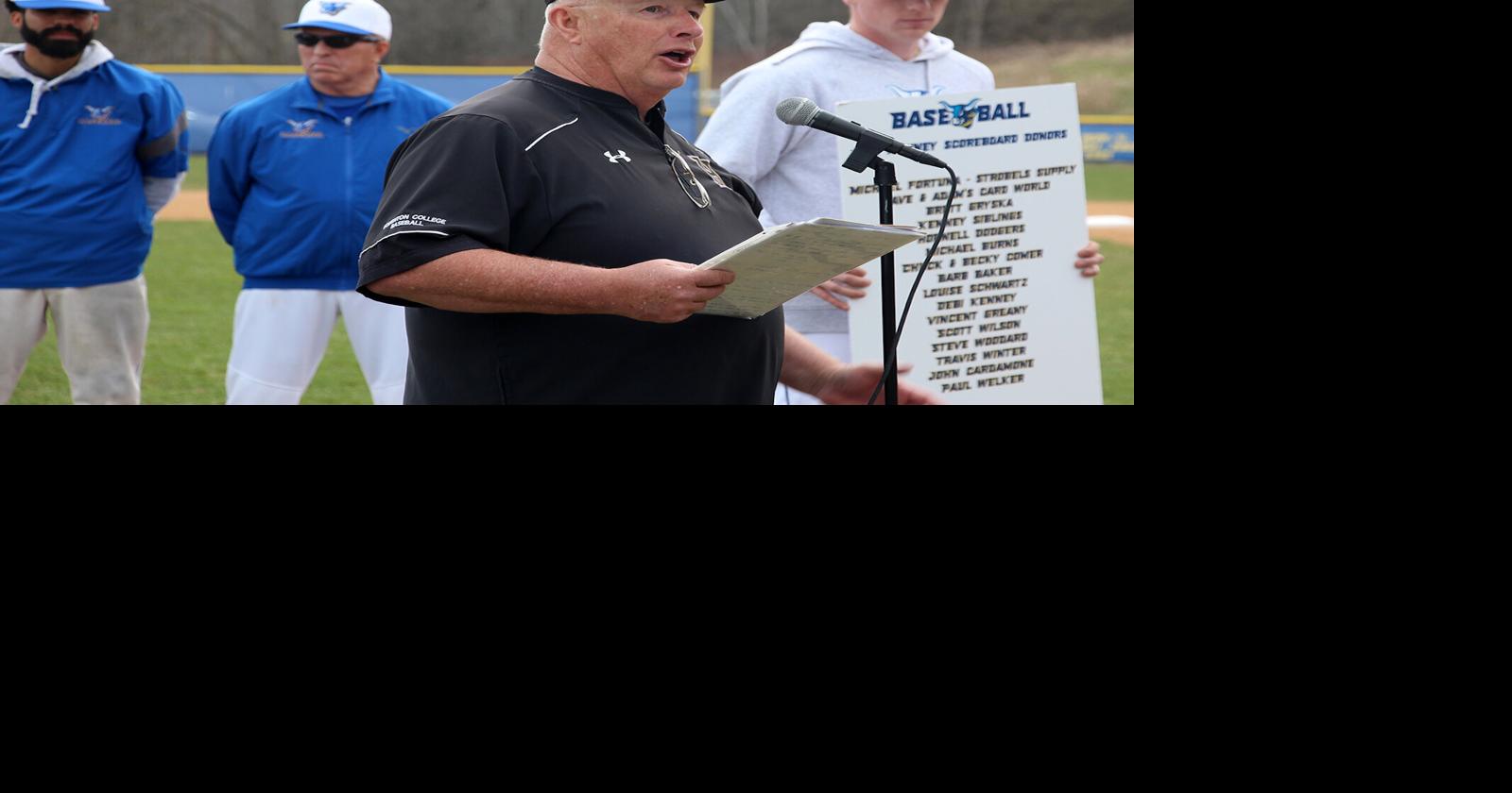 Alfred State baseball scoreboard named to honor Tom Kenney Allegany