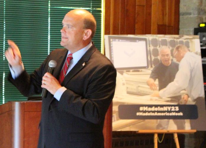 U.S. Rep. Tom Reed addresses the fourth annual Manufacturing Summit