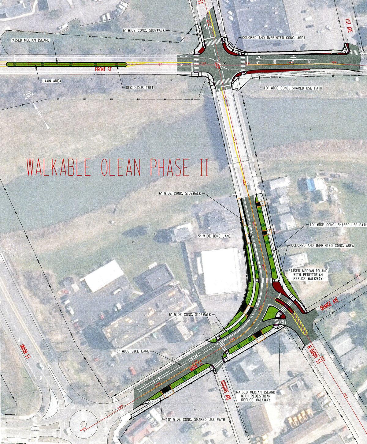 City showcases Walkable Olean Phase 2 to public News