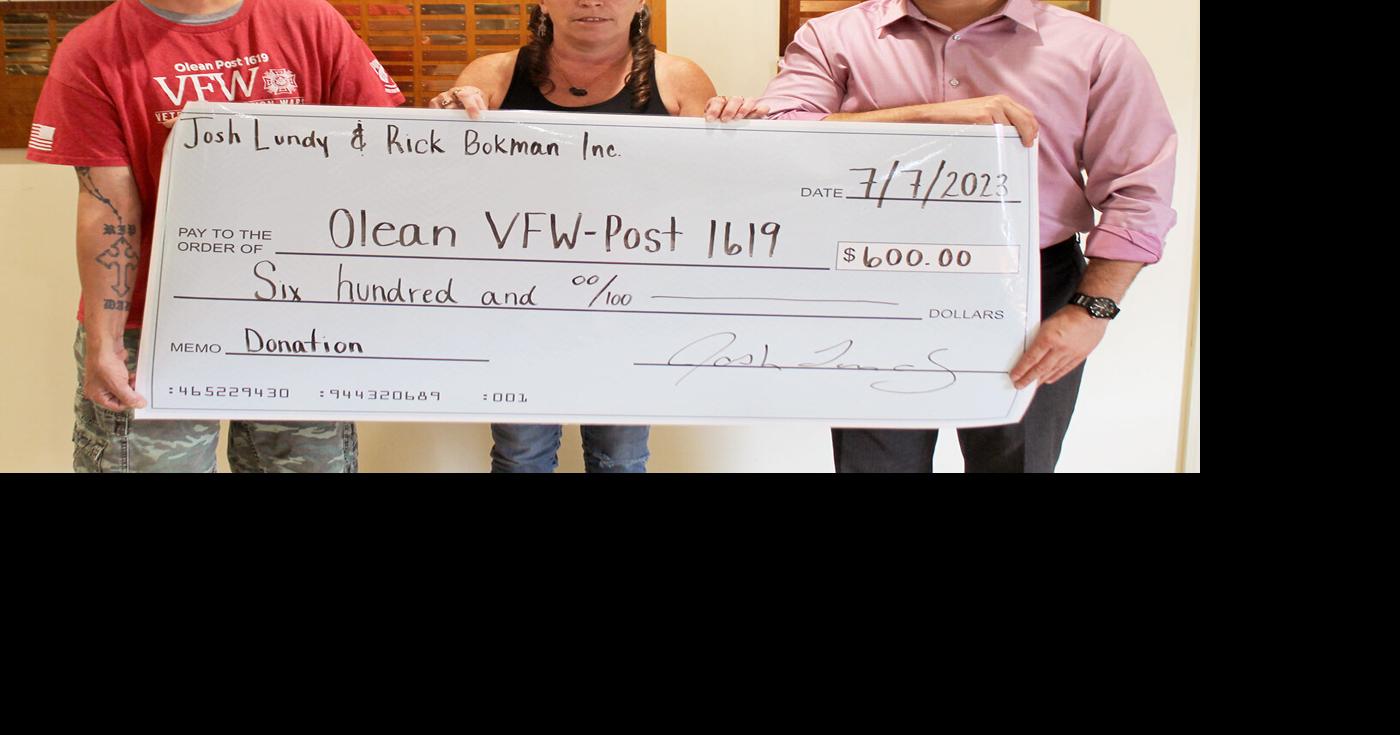 Local veteran donates 600 to Olean VFW in latest fundraiser News