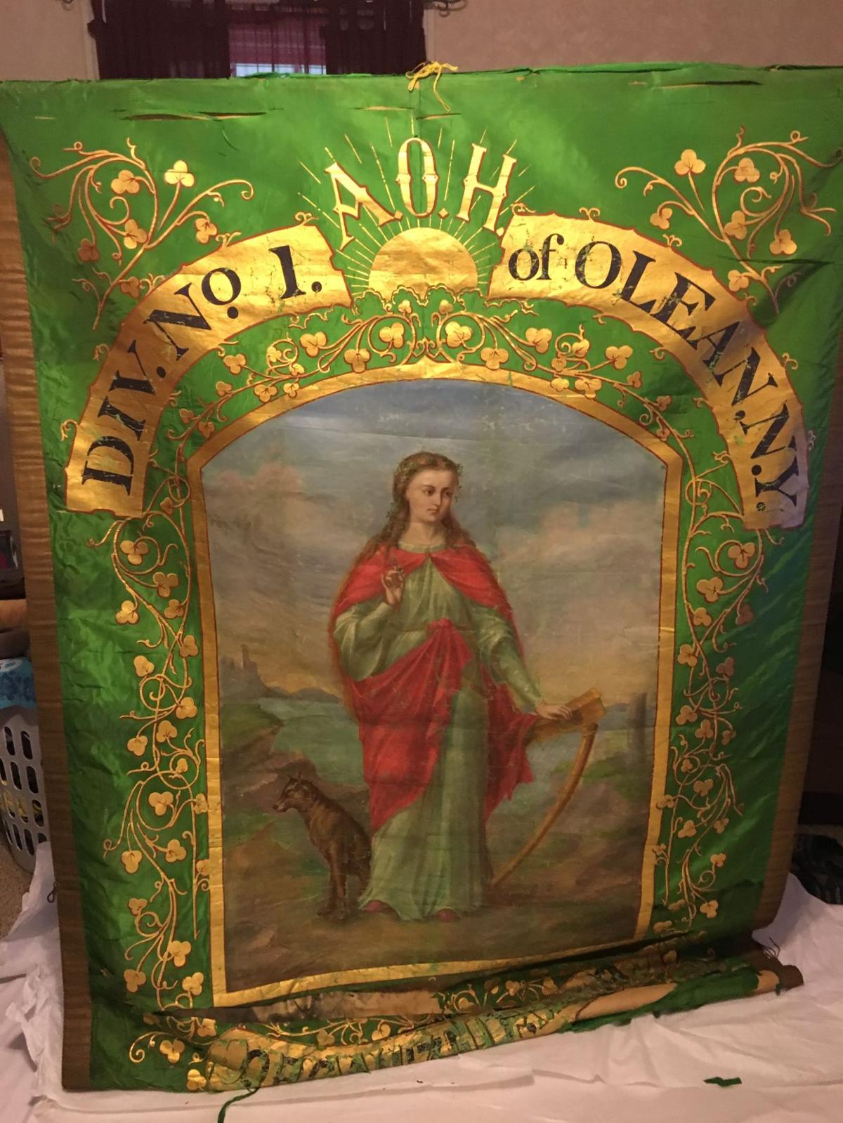 Hibernians Donate Historic Banner To Irish American Heritage