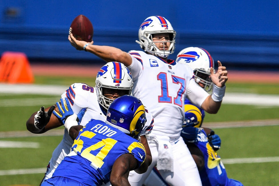 Posting a picture of Josh Allen jumping over something every day until the NFL  Draft. Day 5. : r/buffalobills