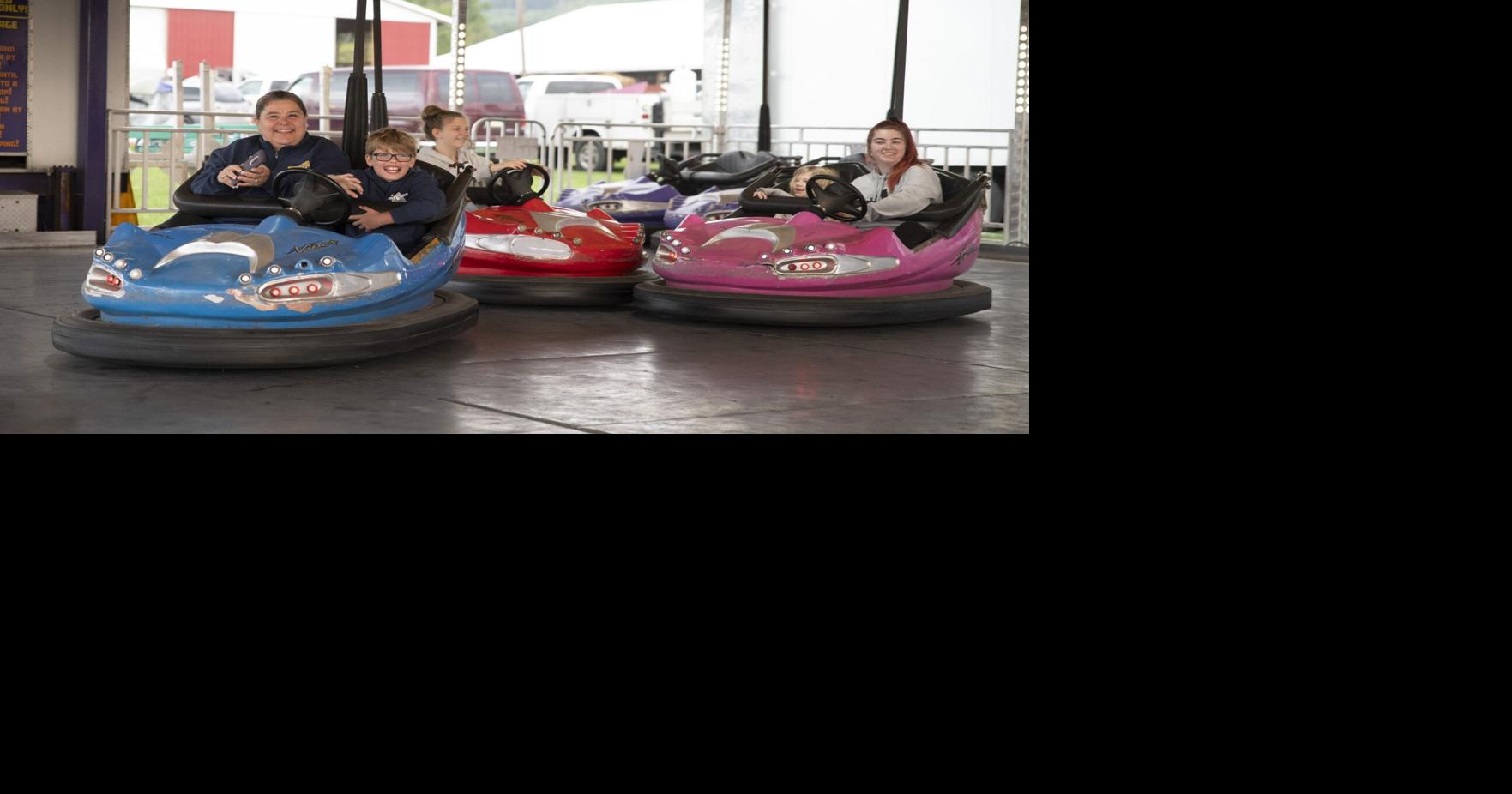 At the McKean County Fair Spinning and whirling and bouncing, oh my